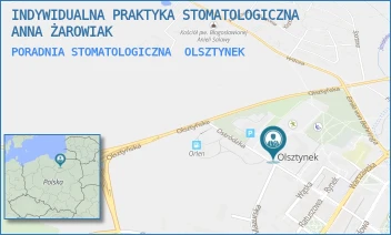 PORADNIA STOMATOLOGICZNA - INDYWIDUALNA PRAKTYKA STOMATOLOGICZNA ANNA ŻAROWIAK - OSTRÓDZKA 2,  OLSZTYNEK