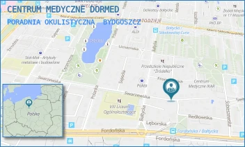 PORADNIA OKULISTYCZNA - CENTRUM MEDYCZNE DORMED - SWARZEWSKA 21,  BYDGOSZCZ