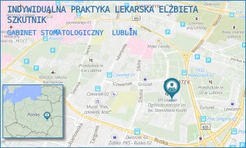 GABINET STOMATOLOGICZNY - INDYWIDUALNA PRAKTYKA LEKARSKA ELŻBIETA SZKUTNIK - KS. MICHAŁA SŁOWIKOWSKIEGO 6,  LUBLIN