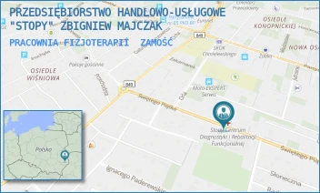 PRACOWNIA FIZJOTERAPII - PRZEDSIĘBIORSTWO HANDLOWO-USŁUGOWE "STOPY" ZBIGNIEW MAJCZAK - ŚW. PIĄTKA 37,  ZAMOŚĆ