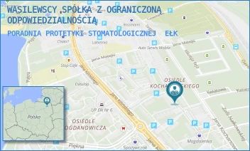 PORADNIA PROTETYKI STOMATOLOGICZNEJ - WASILEWSCY SPÓŁKA Z OGRANICZONĄ ODPOWIEDZIALNOŚCIĄ - JANA KOCHANOWSKIEGO 44/U11,  EŁK
