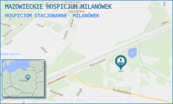 HOSPICJUM STACJONARNE - MAZOWIECKIE HOSPICJUM MILANÓWEK - WARSZAWSKA 1A,  MILANÓWEK
