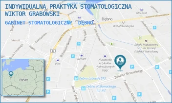 GABINET STOMATOLOGICZNY - INDYWIDUALNA PRAKTYKA STOMATOLOGICZNA WIKTOR GRABOWSKI - TADEUSZA KOŚCIUSZKI 17,  DĘBNO