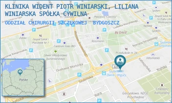 ODDZIAŁ CHIRURGII SZCZĘKOWEJ - KLINIKA WIDENT PIOTR WINIARSKI, LILIANA WINIARSKA SPÓŁKA CYWILNA - SZUBIŃSKA 93-95,  BYDGOSZCZ