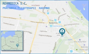 PRACOWNIA FIZJOTERAPII - REHMEDICA S.C. ANNA KOPKO, RADOSŁAW WALAWENDER, NATALIA WOJNAROWSKA - UL. LEGIONÓW 1,  RADYMNO