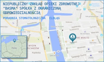 PORADNIA STOMATOLOGICZNA - NIEPUBLICZNY ZAKŁAD OPIEKI ZDROWOTNEJ "BASMA" SPÓŁKA Z OGRANICZONĄ ODPOWIEDZIALNOŚCIĄ - RYBACKA 37/A,  ELBLĄG