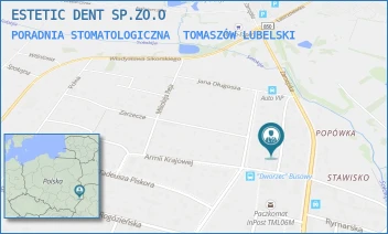PORADNIA STOMATOLOGICZNA - ESTETIC DENT SP.ZO.O - LEGIONÓW POLSKICH 1,  TOMASZÓW LUBELSKI