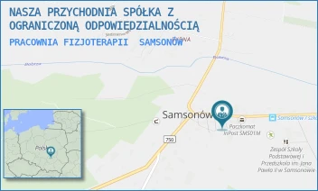 PRACOWNIA FIZJOTERAPII - NASZA PRZYCHODNIA SPÓŁKA Z OGRANICZONĄ ODPOWIEDZIALNOŚCIĄ - SAMSONÓW 24,  SAMSONÓW