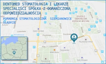 PORADNIA STOMATOLOGICZNA - DENTOMED STOMATOLOGIA I LEKARZE SPECJALIŚCI SPÓŁKA Z OGRANICZONĄ ODPOWIEDZIALNOŚCIĄ - UL. E.ORZESZKOWEJ 20,  SIEMIANOWICE ŚLĄSKIE