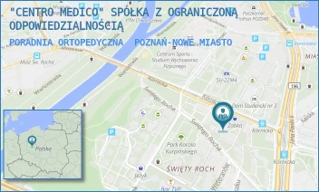 PORADNIA ORTOPEDYCZNA - "CENTRO MEDICO" SPÓŁKA Z OGRANICZONĄ ODPOWIEDZIALNOŚCIĄ - KÓRNICKA 24,  POZNAŃ-NOWE MIASTO