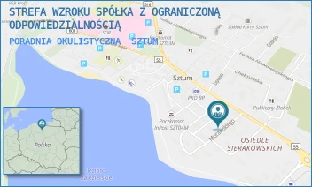 PORADNIA OKULISTYCZNA - STREFA WZROKU SPÓŁKA Z OGRANICZONĄ ODPOWIEDZIALNOŚCIĄ - UL. MORAWSKIEGO 1,  SZTUM