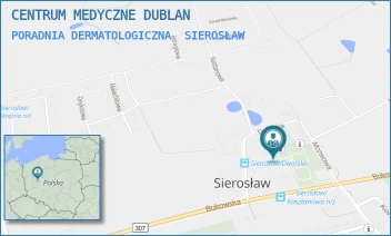 PORADNIA DERMATOLOGICZNA - CENTRUM MEDYCZNE DUBLAN - DWORSKA 3/15,  SIEROSŁAW