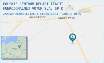 ZAKŁAD REHABILITACJI LECZNICZEJ - POLSKIE CENTRUM REHABILITACJI FUNKCJONALNEJ VOTUM S.A. SP.K. - 19,  SAWICE-WIEŚ
