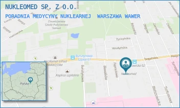 PORADNIA MEDYCYNY NUKLEARNEJ - NUKLEOMED SP. Z O.O. - ŻEGAŃSKA 46A,  WARSZAWA WAWER