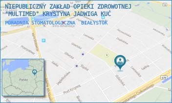 PORADNIA STOMATOLOGICZNA - NIEPUBLICZNY ZAKŁAD OPIEKI ZDROWOTNEJ "MULTIMED" KRYSTYNA JADWIGA KUĆ - POD KRZYWĄ 28/14,  BIAŁYSTOK