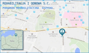 PORADNIA REHABILITACYJNA - REHABILITACJA I ODNOWA S.C. - BOHATERÓW WESTERPLATTE 4,  GIŻYCKO