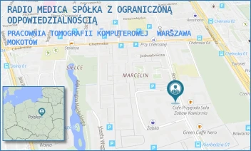 PRACOWNIA TOMOGRAFII KOMPUTEROWEJ - RADIO MEDICA SPÓŁKA Z OGRANICZONĄ ODPOWIEDZIALNOŚCIĄ - BOBROWIECKA 9B,  WARSZAWA MOKOTÓW