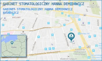GABINET STOMATOLOGICZNY HANNA DEMIDOWICZ - GABINET STOMATOLOGICZNY HANNA DEMIDOWICZ - POWSTAŃCÓW WIELKOPOLSKICH 33/19,  BYDGOSZCZ