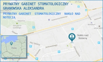 PRYWATNY GABINET  STOMATOLOGICZNY - PRYWATNY GABINET STOMATOLOGICZNY - GRANOWSKA ALEKSANDRA - GIMNAZJALNA 8,  NAKŁO NAD NOTECIĄ