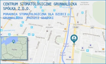 PORADNIA STOMATOLOGICZNA DLA DZIECI - GRUNWALDZKA - CS CENTRUM STOMATOLOGICZNE SPÓŁKA Z O.O. - UL. GRUNWALDZKA 33,  PRUSZCZ GDAŃSKI