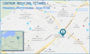 PORADNIA PROTETYCZNA - CENTRUM MEDYCZNE VITAMED - GENERAŁA JÓZEFA HALLERA 8/2/13,  BIAŁYSTOK