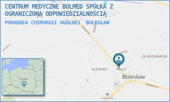 PORADNIA CHIRURGII OGÓLNEJ - CENTRUM MEDYCZNE BOLMED SPÓŁKA Z OGRANICZONĄ ODPOWIEDZIALNOŚCIĄ - UL. LASKOWSKA 4A,  BOLESŁAW