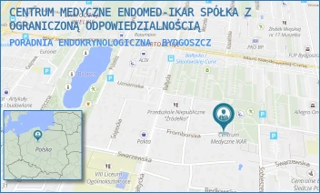 PORADNIA ENDOKRYNOLOGICZNA - CENTRUM MEDYCZNE ENDOMED-IKAR SPÓŁKA Z OGRANICZONĄ ODPOWIEDZIALNOŚCIĄ - FROMBORSKA 18,  BYDGOSZCZ