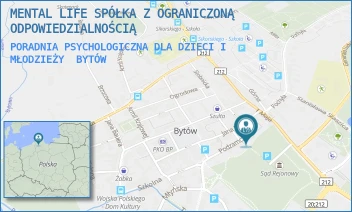 PORADNIA PSYCHOLOGICZNA DLA DZIECI I MŁODZIEŻY - MENTAL LIFE SPÓŁKA Z OGRANICZONĄ ODPOWIEDZIALNOŚCIĄ - UL. PODZAMCZE 34,  BYTÓW
